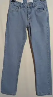 Women's Supre Straight Low Rise Blue Jeans Size 8 Long Leg 33" NWT RRP $55.00