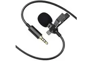 TEGAL Lavalier Clip-on Lapel Microphone with AUX 3.5mm Connector
