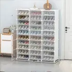 Portable Shoe Storage Plastic Cube Storage Tower Shelves for Storage Shoe Cabine