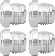 12AN Male Thread Lever CNC Machined Solid 4 Piece Aluminum Alloy Easy Installation Welding On Pipe Fittings