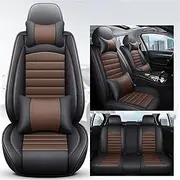 Interior Accessories Front and Rear Full Set Car Interior Accessories Seat Covers and Cushions for Nissan for Murano for Rogue(Style 11)