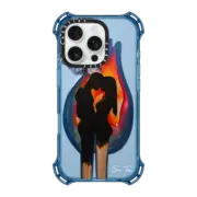 iPhone 16 Pro Bounce Case MagSafe Compatible TWIN FLAME IPHONE CASE BY SUE TSAI