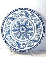 CASA AZUL Villeroy & Boch Chop Plate 12” Blue White Germany NEW W TAGS