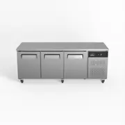 AG Equipment AG Three Door Commercial Worktop / Under Bench Fridge 800mm Depth - Under Bench Fridges (AG-PAX3100TN) - PAX3100TN-AG