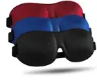 Sleep Mask for Side Sleeper 3 Pack, Blackout 3D Eye Mask for Sleeping, Night Bli