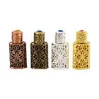 3ml Mini Antiqued Perfume Refillable Bottle Arab Style Essential Oil Atomizer ZS