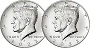 American Coin Treasures Two Headed JFK Half Dollar Made from Genuine United States Coins, Novelty, Magic, Collectible Coin
