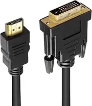 Video Adapter Cable - 59 Inch High-Speed Bi-Directional Cable | High Definition Multimedia Interface to Adapter Cable, 1080P, Gold-Plated, Plug and Play Cable for TV, Laptop