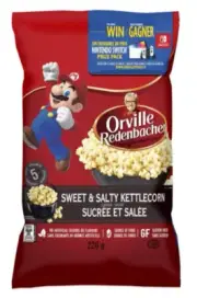 Orville Redenbacher Popcorn Ready-to-Eat Sweet & Salty Kettlecorn, 220g