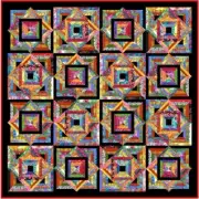 TROPPO LOCO - 73" x 73" - Quilt-Addicts Pre-cut Patchwork Quilt Kit