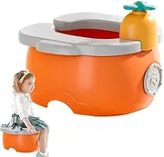 Toddler Travel Potty - Children Toilet Seat for Car,Portable Foldable Potty Seat for Toddler Travel for Indoors and Outdoors