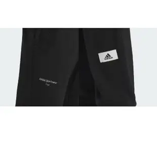 【adidas 愛迪達】長褲 Sports 褲子 黑 縮口 男款 運動 棉褲 純棉 愛迪達(IP4984)