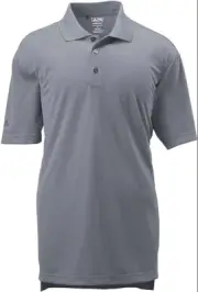 adidas Mens Medium Golf Climalite Basic Polo - Zone Black Gray
