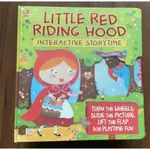 🇹🇼【台灣現貨秒發，大野狼書展】小紅帽 英文 LITTLE RED RIDING HOOD操作書 互動書 推拉互動繪本