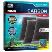 Fluval AquaClear 50 Activated Carbon Insert 3pk (19644)