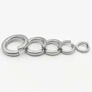 M1.6 M2 M2.5 M3 M4 M5 M6 M8 M10 M12 M14 M16 M18 M20 M22 M24 GB93 A2 304 Stainless Steel Spring Washer Split Lock Elastic Gasket O-Ring Kit Gasket Washer Seals Assortment Set (Size : 5pcs M22)