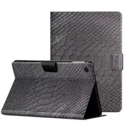For Samsung Galaxy Tab A9 Pattern Folio Case Smart Pu Leather Tablet Cover Crocodile Pattern