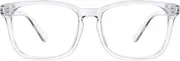 TIJN Blue Light Blocking Glasses Square Nerd Eyeglasses Frame Anti Blue Ray Computer Game Glasses
