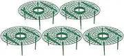 5 Sets of Strawberry Supports, Strawberry Growing Frame, Small Plant Growing Racks, Strawberry Growing Holder for Keeping Fruit Elevated to Avoid Ground Rot (Green, 27.5 * 27.5 * 9 CM) ﻿
