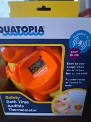 Aquatopia Bath Time Audible Alarm Thermometer.