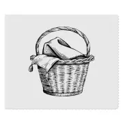 2 x 'Wicker Basket with Picnic Blanket' Lens Cleaning Cloths (LC00028922)