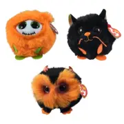 TY Puffies (Beanie Balls) - SET of 3 Halloween 2023 Releases (Griffin, Mystic+)