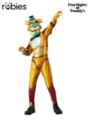 Five Nights At Freddy's: Glamrock Freddy Costume - Large (11-12Yrs)
