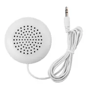 White 3 5mm Pillow Speaker For CD Radio MP3 Player A7U14840