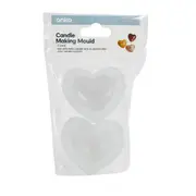 2 Pack Candle Making Mould - Heart