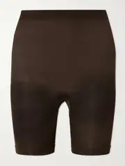 [SKIMS] SKIMS - Seamless Sculpt Mid Thigh Shorts - Cocoa - Brown - L L Brown