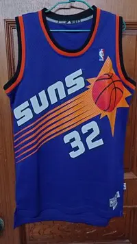 在飛比找Yahoo!奇摩拍賣優惠-NBA鳳凰城太陽隊Jason Kidd客場紫色球衣S號