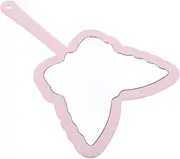 PAMINGONO Butterfly Shape Handheld Makeup Mirror Portable Vanity Mirror Hole for Travel Makeup Artists