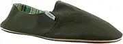 [Generic] Zasel Mens Cotton Canvas Shoes - Army Green 42 Standard Loafers & Slip Ons