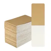 ZMCYN 24 Pack Mini Pocket Notebook 3X5Inch, Mini Kraft Paper Blank Notebook Bulk