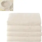 4 Pcs Cheesecloth Muslin Cloth - Unbleached Cotton Muslin - Ultra Thin Washable - Anti-Heat Cheese Cloth for Filtering Juice Cheese Tea Spices - 50 x 50 cm