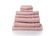 Eden Egyptian Cotton 600GSM 8-Piece Luxury Bath Towels Set | Blush