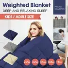 2.2/3.2/4.5/6.8/ 9KG Microfibre Weighted Blanket Heavy Gravity Kids Adult Size