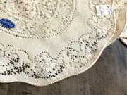 NEW (6) Vintage Cream QUAKER LACE Placemats 13x19 Cotton Blend - NOS
