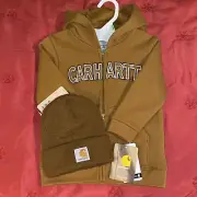 Carhartt Kids Acrylic Watch Hat Toddler, Brown & Carhartt Sweater