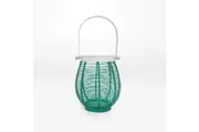 Rayell Lantern Lena Sea Green Decorative Candle Holder Home Decor 13x15x13cm