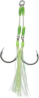 Fishing Tackle Auxiliary Hooks Stainless Steel Lighted Tube Solid Ring Tackle Boat Tackle