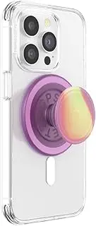 PopSockets: PopGrip Round for MagSafe - Adapter Ring for MagSafe Included - Expanding Phone Stand and Grip with a Swappable Top for Smartphones and Cases - Aurange
