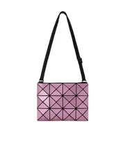 Bao Bao Issey Miyake Lucent Two-Toned Crossbosy Bag One size Pink x Red