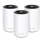TP-Link Deco XE75 Pro(3-pack) AXE5400 Tri-Band Mesh Wi-Fi 6E System, 574 Mbps at 2.4 GHz + 2402 Mbps at 5 GHz + 2402 Mbps at 6 GHz Deco XE75 Pro(3-pack)