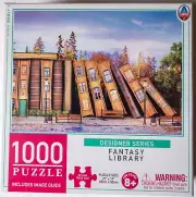 Fantasy Library 1000 Piece Jigsaw Puzzle, Brand New-Sealed Box!