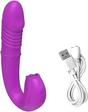 Silent Vibrating Vibrator Tongue Licking Rotating Dildo Vibrator For Women Clitoral Vibrator Vaginal G-Spot Vibrator Adult Sex Toys