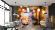 3D Pearl Tea G107 Bubble Tea Milk Tea Shop Wallpaper Wall Murals Self-adhesive