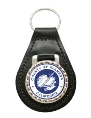 Alameda County CA (USA) Leather Key Fob