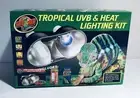 Zoo Med Tropical UVB Heat Lighting Kit With Light Bulbs Brand New