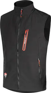 Diadora Utility Ducati Corse Softshell, workwear vest , color: Black , size: XXL